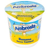 Ambrosia Banana Flavour Custard Pot  from Morrisons