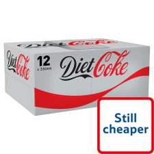 Diet Coke (Gb) 12 X 330Ml Pack from Tesco