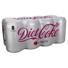 Diet Coke Cherry 8 X 330Ml from Tesco