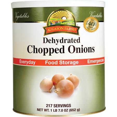 Augason Farms Emergency Food Dehydrated Chopped Onions, 23 oz from Waitrose
